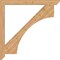 Ekena Millwork Westlake Slat Smooth Bracket, Western Red Cedar, 3 1/2"W x 46"D x 46"H BKT04X46X46WTL06SWR - alternate 3